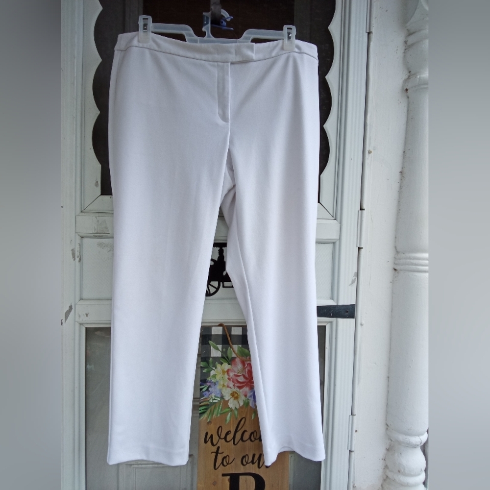 Anne Klein Sz 16 EUC Women's White Pants